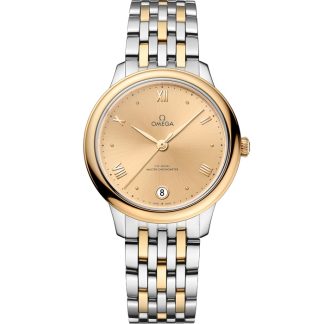 Omega De Ville Prestige 34 mm, acero - oro amarillo con acero - oro amarillo 434.20.34.20.08.001