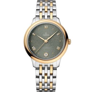 Omega De Ville Prestige 34 mm, acero - oro amarillo con acero - oro amarillo 434.20.34.20.10.001