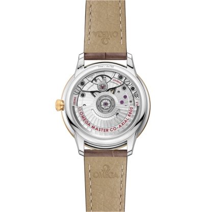 Omega De Ville Prestige 34 mm, acero - oro amarillo con pulsera de piel 434.23.34.20.52.002 - Imagen 2