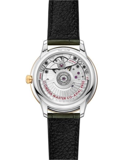 Omega De Ville Prestige 34 mm, acero - oro amarillo con pulsera de piel 434.23.34.20.60.001 - Imagen 2