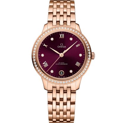 Omega De Ville Prestige 34 mm, oro Sedna™ con oro Sedna™ 434.55.34.20.61.001