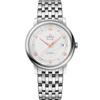 Omega De Ville Prestige 39,5 mm, acero con acero 424.10.40.20.02.004