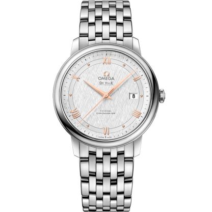 Omega De Ville Prestige 39,5 mm, acero con acero 424.10.40.20.02.004