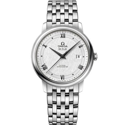 Omega De Ville Prestige 39,5 mm, acero con acero 424.10.40.20.02.005