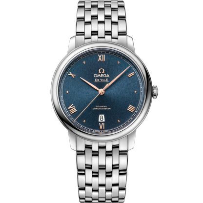 Omega De Ville Prestige 39,5 mm, acero con acero 424.10.40.20.03.004