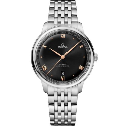Omega De Ville Prestige 40 mm, acero con acero 434.10.40.20.01.001