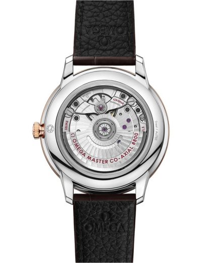 Omega De Ville Prestige 40 mm, acero - oro Sedna™ con pulsera de piel 434.23.40.20.59.001 - Imagen 2