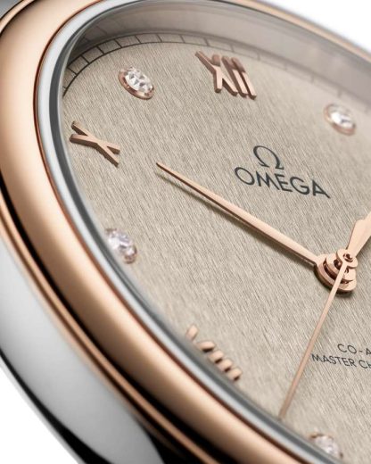 Omega De Ville Prestige 40 mm, acero - oro Sedna™ con pulsera de piel 434.23.40.20.59.001 - Imagen 3