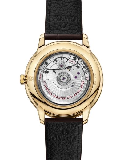 Omega De Ville Prestige 40 mm, oro amarillo con pulsera de piel 434.53.40.20.02.002 - Imagen 2