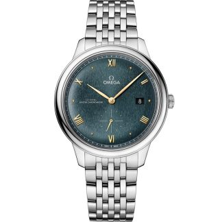 Omega De Ville Prestige 41 mm, acero con acero 434.10.41.20.10.001