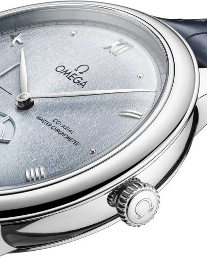 Omega De Ville Prestige 41 mm, acero con pulsera de piel 434.13.41.21.03.001 - Imagen 3