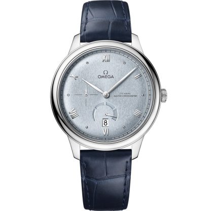 Omega De Ville Prestige 41 mm, acero con pulsera de piel 434.13.41.21.03.001