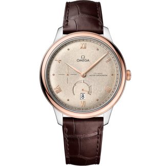 Omega De Ville Prestige 41 mm, acero - oro Sedna™ con pulsera de piel 434.23.41.21.09.001