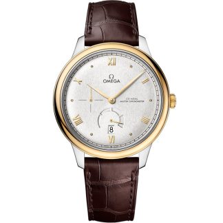 Omega De Ville Prestige 41 mm, acero - oro amarillo con pulsera de piel 434.23.41.21.02.001