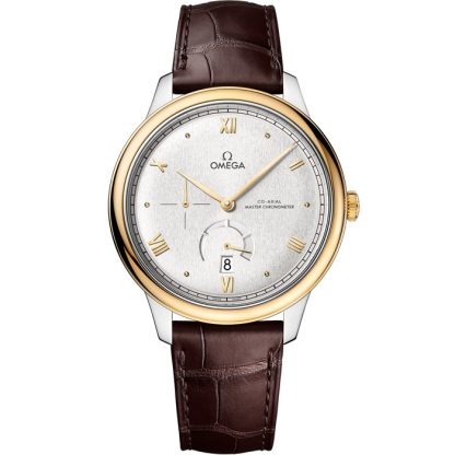 Omega De Ville Prestige 41 mm, acero - oro amarillo con pulsera de piel 434.23.41.21.02.001
