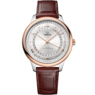Omega De Ville Prestige 42 mm, acero - oro Sedna™ con aligátor 434.23.42.22.02.001