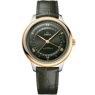 Omega De Ville Prestige 42 mm, acero - oro amarillo con aligátor 434.23.42.22.10.001