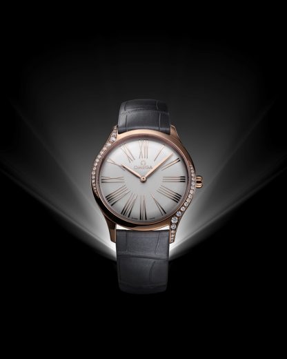 Omega De Ville Trésor 36 mm, oro Sedna™ con pulsera de piel 428.58.36.60.02.001 - Imagen 3