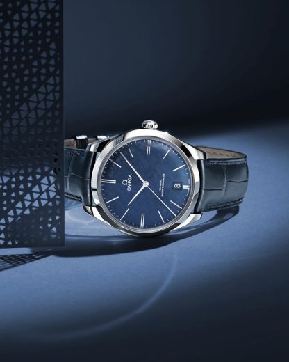 Omega De Ville Trésor 40 mm, acero con pulsera de piel 435.13.40.21.03.001 - Imagen 5