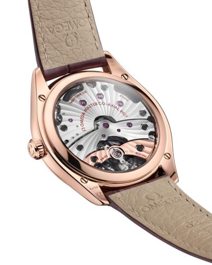 Omega De Ville Trésor 40 mm, oro Sedna™ con pulsera de piel 435.53.40.21.11.002 - Imagen 3