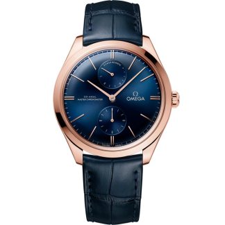 Omega De Ville Trésor 40 mm, oro Sedna™ con pulsera de piel 435.53.40.22.03.001