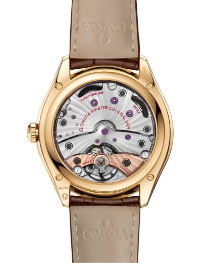 Omega De Ville Trésor 40 mm, oro amarillo con pulsera de piel 435.53.40.21.09.001 - Imagen 2