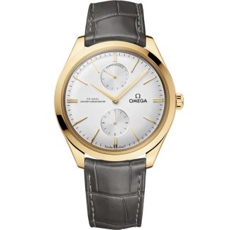 Omega De Ville Trésor 40 mm, oro amarillo con pulsera de piel 435.53.40.22.02.001