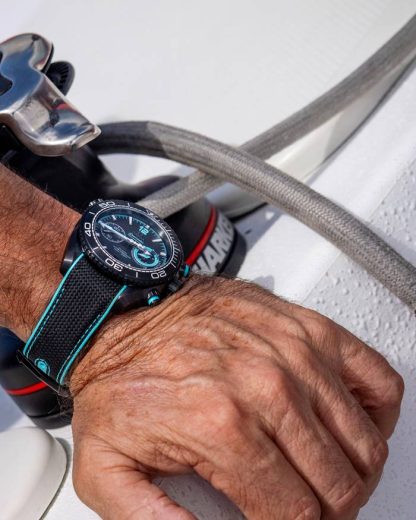 Omega ETNZ Deep Black Seamaster Planet Ocean 600M 45,5 mm, cerámica negra con pulsera de caucho 215.92.46.51.01.003 - Imagen 3