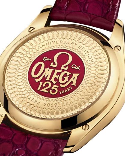 Omega Edición 125th Anniversary De Ville Trésor 40 mm, oro amarillo con pulsera de piel 435.53.40.21.11.001 - Imagen 3