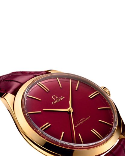 Omega Edición 125th Anniversary De Ville Trésor 40 mm, oro amarillo con pulsera de piel 435.53.40.21.11.001 - Imagen 4
