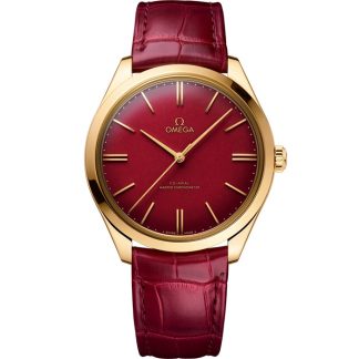 Omega Edición 125th Anniversary De Ville Trésor 40 mm, oro amarillo con pulsera de piel 435.53.40.21.11.001