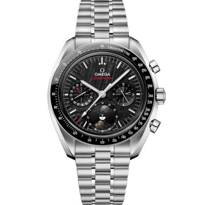 Omega Meteorite Speedmaster Moonphase 43 mm, acero con acero 304.30.43.52.01.001