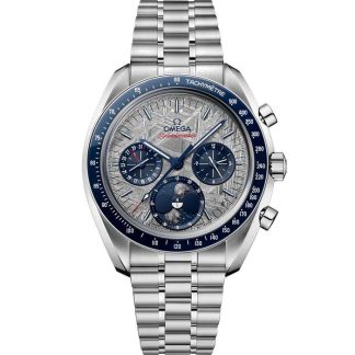 Omega Meteorite Speedmaster Moonphase 43 mm, acero con acero 304.30.43.52.06.001