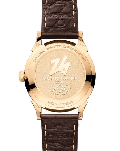 Omega Milano Cortina 2026 Novedad Seamaster 37mm 37 mm, oro Moonshine™ con aligátor 522.53.37.20.04.001 - Imagen 2