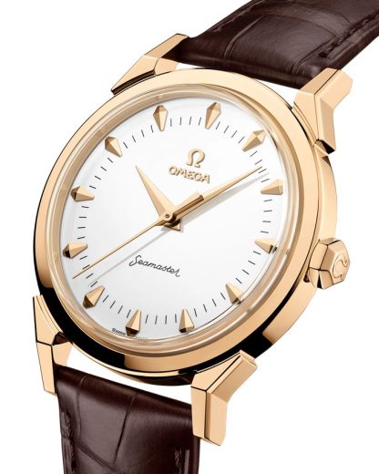 Omega Milano Cortina 2026 Novedad Seamaster 37mm 37 mm, oro Moonshine™ con aligátor 522.53.37.20.04.001 - Imagen 3