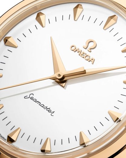 Omega Milano Cortina 2026 Novedad Seamaster 37mm 37 mm, oro Moonshine™ con aligátor 522.53.37.20.04.001 - Imagen 4