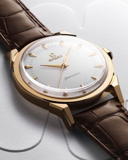 Omega Milano Cortina 2026 Novedad Seamaster 37mm 37 mm, oro Moonshine™ con aligátor 522.53.37.20.04.001 - Imagen 5