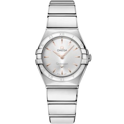 Omega Novedad Constellation 25 mm, acero con acero 131.10.25.60.02.002