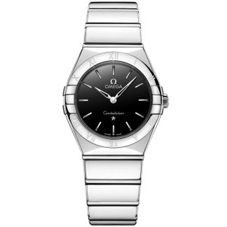 Omega Novedad Constellation 28 mm, acero con acero 131.10.28.60.01.001