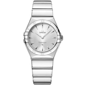Omega Novedad Constellation 28 mm, acero con acero 131.10.28.60.02.002
