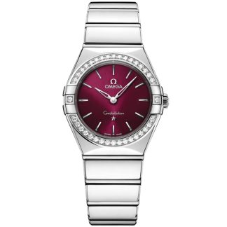 Omega Novedad Constellation 28 mm, acero con acero 131.15.28.60.11.001