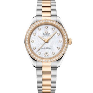 Omega Novedad Seamaster Aqua Terra 150M 30 mm, acero - oro Moonshine™ con acero - oro Moonshine™ 220.25.30.20.55.001