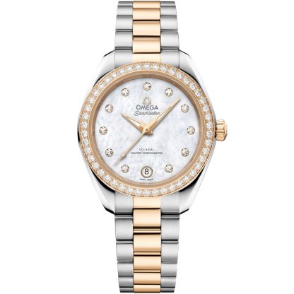 Omega Novedad Seamaster Aqua Terra 150M 30 mm, acero - oro Moonshine™ con acero - oro Moonshine™ 220.25.30.20.55.001