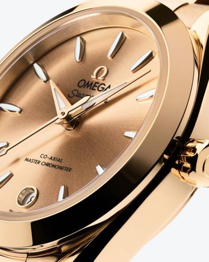 Omega Novedad Seamaster Aqua Terra 150M 30 mm, oro Moonshine™ con oro Moonshine™ 220.50.30.20.08.001 - Imagen 3