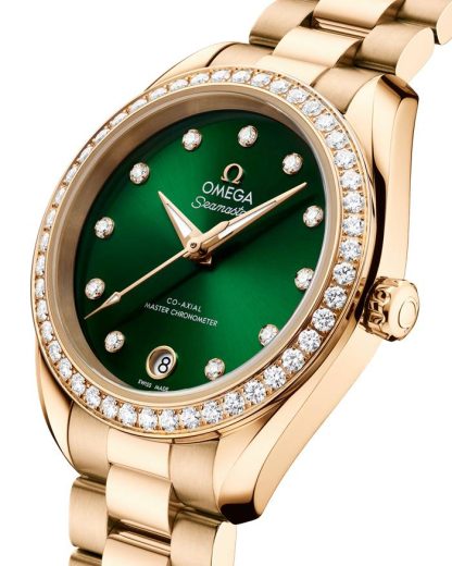 Omega Novedad Seamaster Aqua Terra 150M 30 mm, oro Moonshine™ con oro Moonshine™ 220.55.30.20.60.001 - Imagen 3