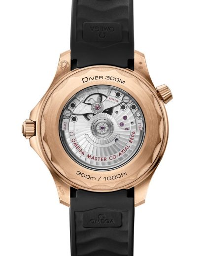 Omega Novedad Seamaster Diver 300M 42 mm, Bronze gold con pulsera de caucho 210.92.42.20.01.003 - Imagen 2