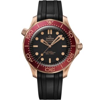 Omega Novedad Seamaster Diver 300M 42 mm, Bronze gold con pulsera de caucho 210.92.42.20.01.003