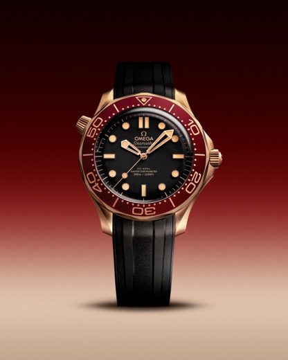 Omega Novedad Seamaster Diver 300M 42 mm, Bronze gold con pulsera de caucho 210.92.42.20.01.003 - Imagen 5