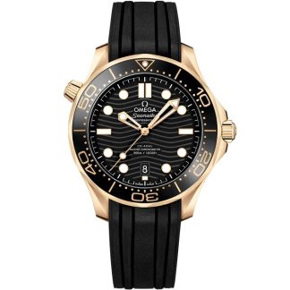 Omega Novedad Seamaster Diver 300M 42 mm, oro Moonshine™ con pulsera de caucho 210.62.42.20.01.003
