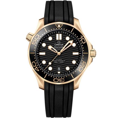 Omega Novedad Seamaster Diver 300M 42 mm, oro Moonshine™ con pulsera de caucho 210.62.42.20.01.003